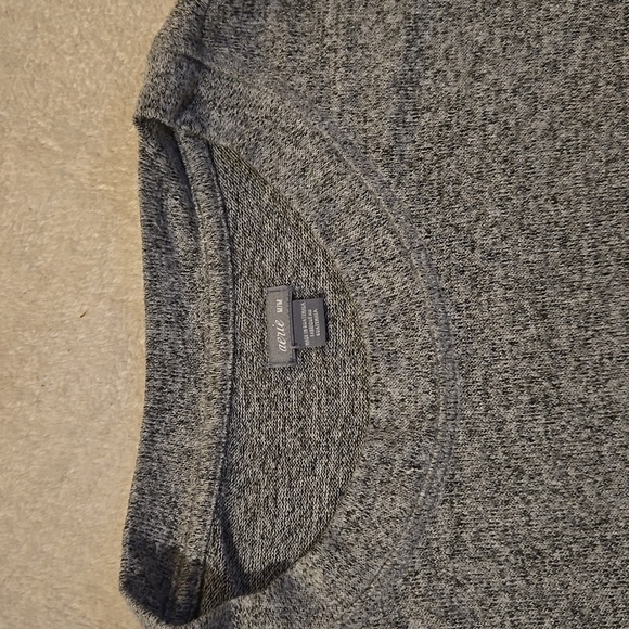 Aerie drawstring drop shoulder sweater top gray M EUC! - Picture 3 of 4